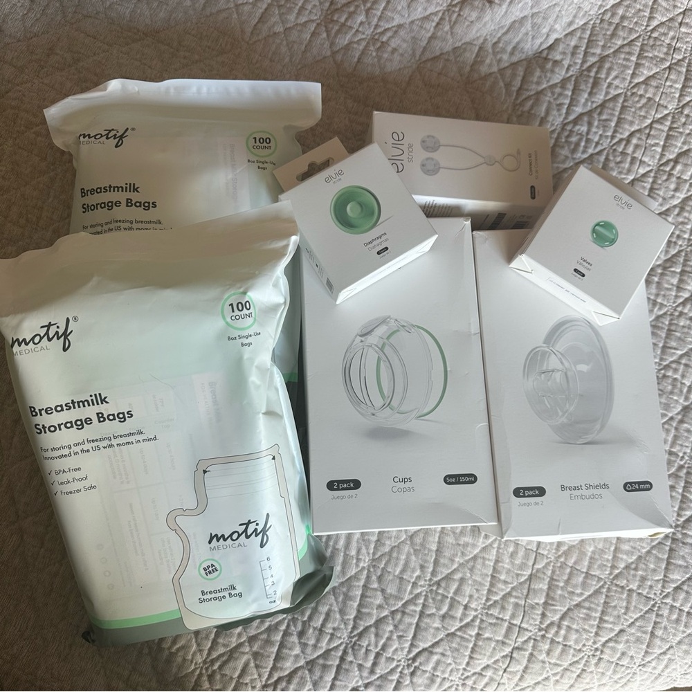 Elvie Breastfeeding Accessories Bundle